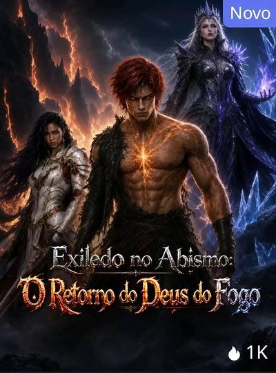 Capa da minissérie Exilado no Abismo do Deus do Fogo