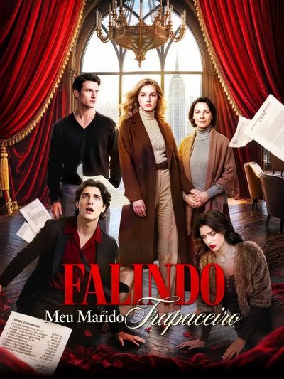 Capa da minissérie Falindo Meu Marido Trapaceiro