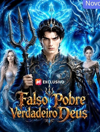 Capa da minissérie Falso Pobre Verdadeiro Deus