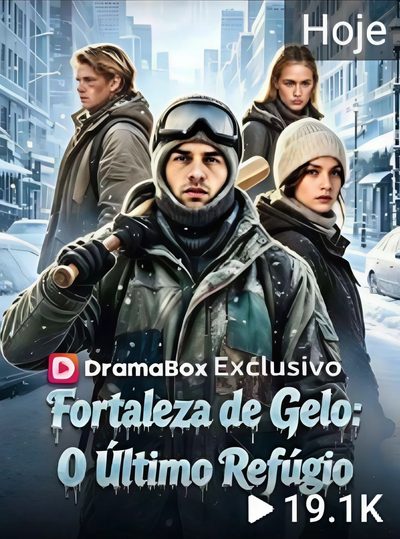 Capa da minissérie Fortaleza de Gelo: o Último Refúgio
