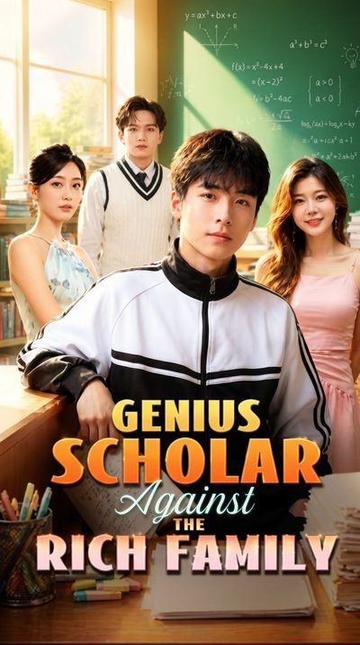 Capa da minissérie Genius Scholar Against the Rich Family - Gênio Acadêmico Contra a Família Rica