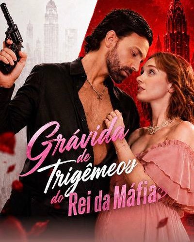 Capa da minissérie Grávida de Trigêmeos do Rei da Máfia