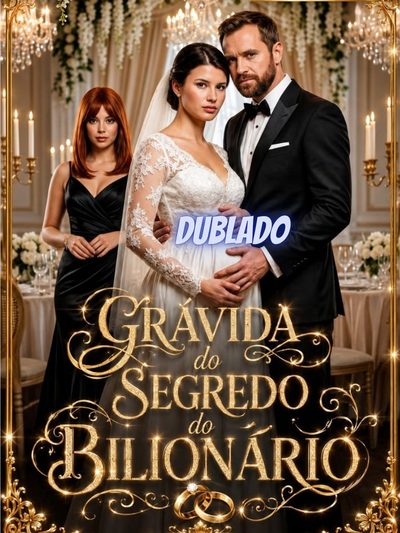 Capa da minissérie Grávida do Segredo do Bilionário -