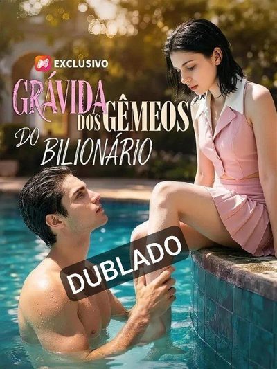 Capa da minissérie Grávida dos Gêmeos do Bilionário Dublado