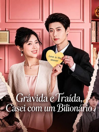 Capa da minissérie Grávida e Traída, Casei com um Bilionário