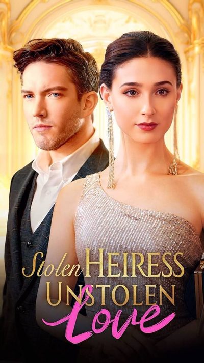 Capa da minissérie HERDEIRA ROUBADA , AMOR NÃO ROUBADO. HERDEIRA ROUBADA AMOR INABALÁVEL. Stolen Heiress Unstolen Love.