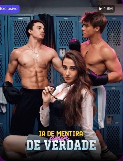Capa da minissérie Ia de Mentira, Amor de Verdade o Nerd Finge Ser Domado: Paixões Secretas na Faculdade