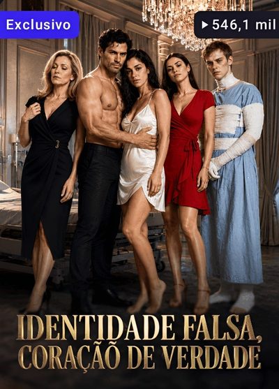 Capa da minissérie Identidade Falsa Coração de Verdade Dublado