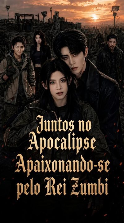 Capa da minissérie Juntos no Apocalipse Apaixonando-se pelo Rei Zumbi