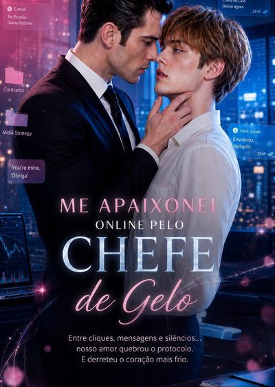 Capa da minissérie Me Apaixonei Online Pelo Chefe de Gelo