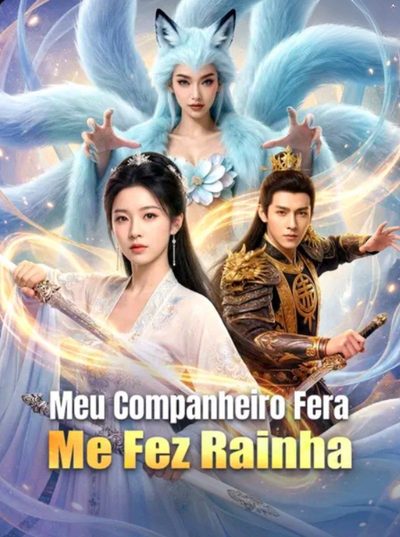 Capa da minissérie Meu Companheiro Fera Me Fez Rainha