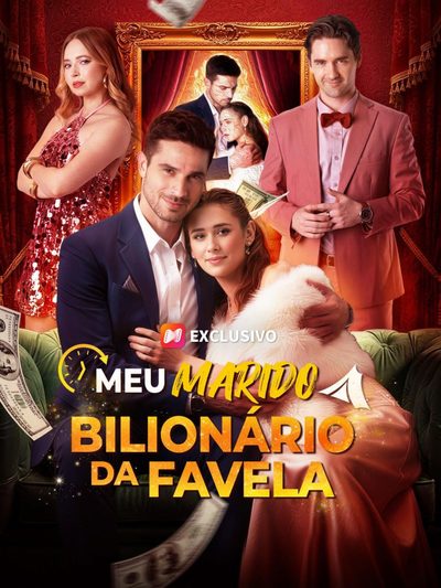 Capa da minissérie Meu Marido Bilionário da Favela