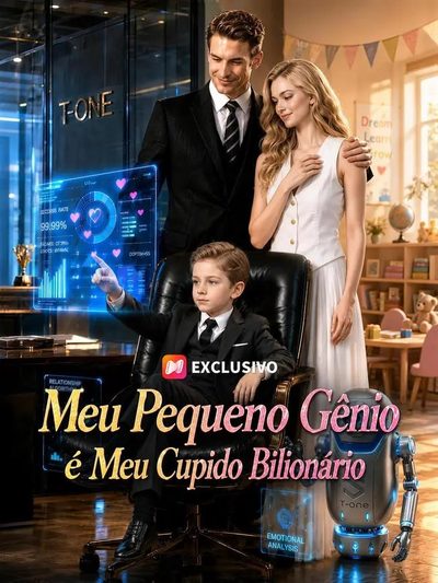 Capa da minissérie Meu Pequeno Gênio É Meu Cupido Bilionário