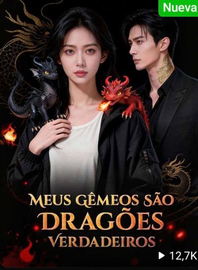 Capa da minissérie Meus Gêmeos São Dragões Verdadeiros
