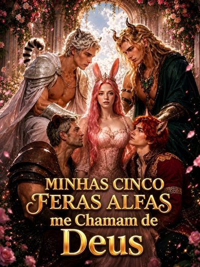 Capa da minissérie Minhas Cinco Feras Alfas Me Chamam de Deus - Dublado