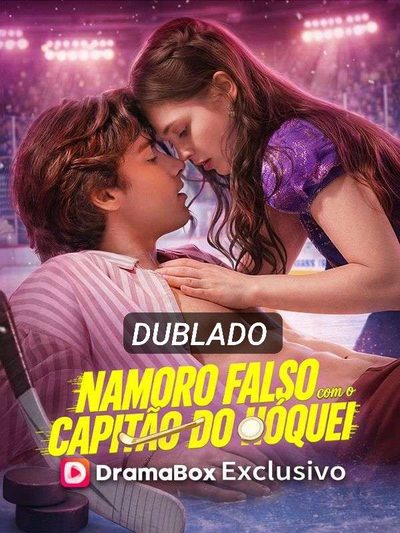 Capa da minissérie Namoro Falso com o Capitão do Hóquei - Dublado