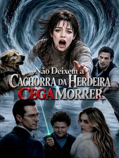 Capa da minissérie Não Deixem a Cachorra da Herdeira Cega Morrer