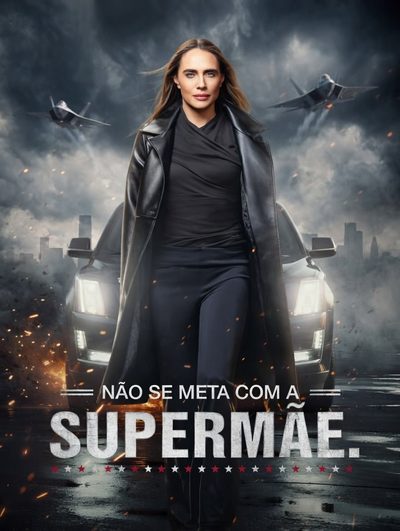 Capa da minissérie No Te Metas con la Súpermamá Não se Meta com a Supermãe