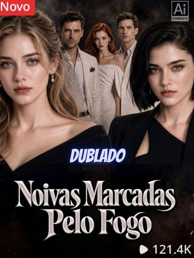 Capa da minissérie Noivas Marcadas Pelo Fogo