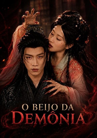 Capa da minissérie O BEIJO DA DEMÔNIA Alimentando o Senhor Celestial