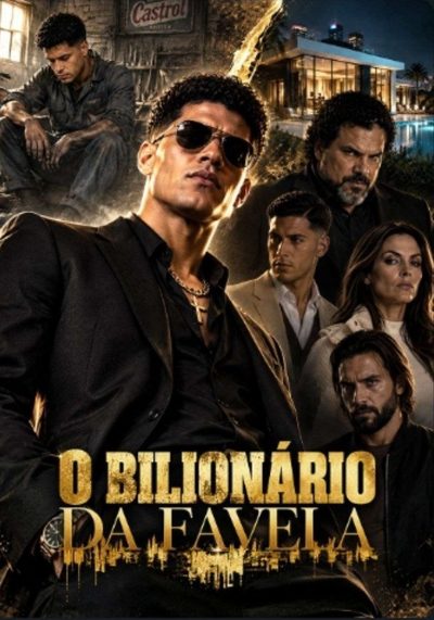 Capa da minissérie O Bilionário da Favela