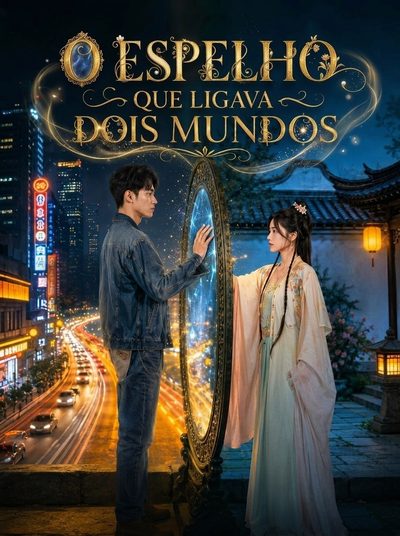 Capa da minissérie O Espelho que Ligava Dois Mundo