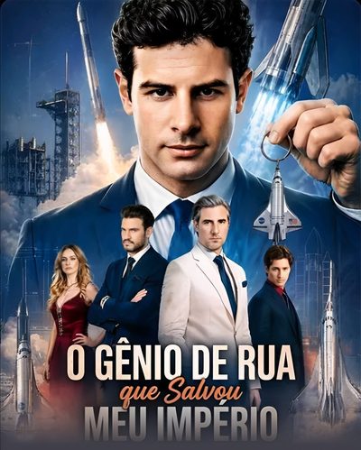 Capa da minissérie O Gênio de Rua que Salvou o Império - Dublado