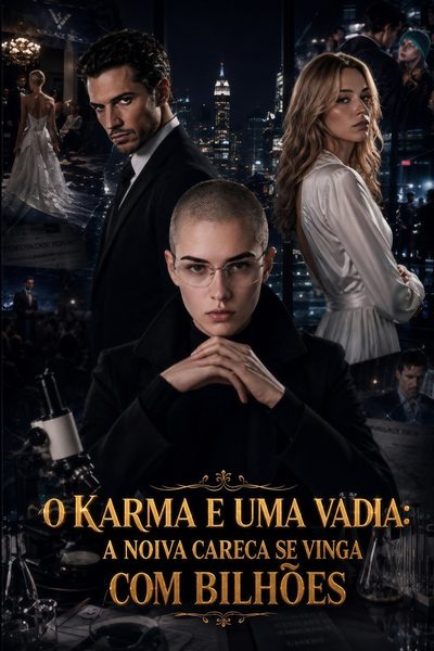 Capa da minissérie O Karma e uma Vadia: a Noiva Careca Se Vinga com Bilhões