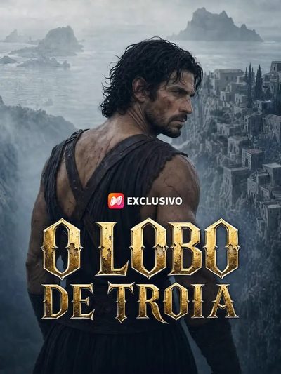 Capa da minissérie O Lobo de Troia