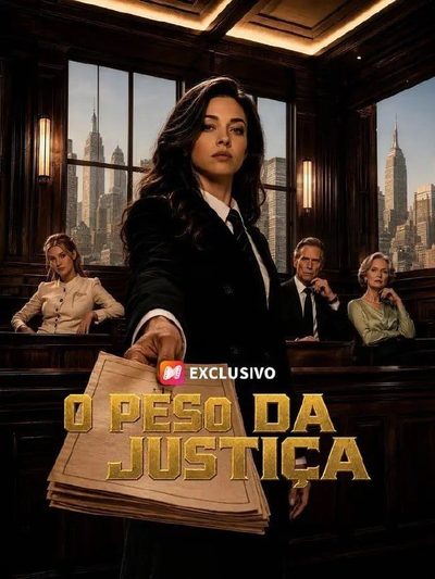 Capa da minissérie O Peso da Justiça