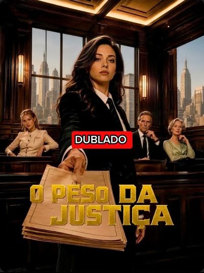 Capa da minissérie O Peso da Justiça