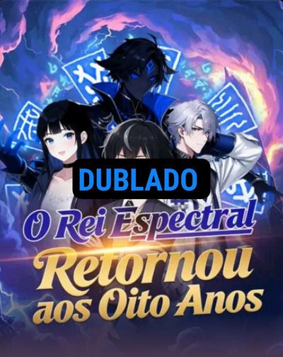 Capa da minissérie O Rei Espectral Retornou Aos Oito Anos