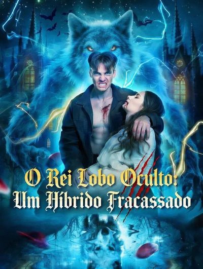 Capa da minissérie O Rei Lobo Oculto um Híbrido Fracassado