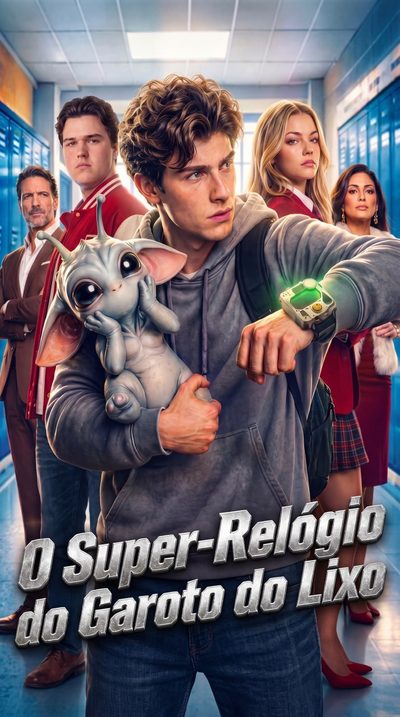 Capa da minissérie O Super-Relógio do Garoto do Lixo