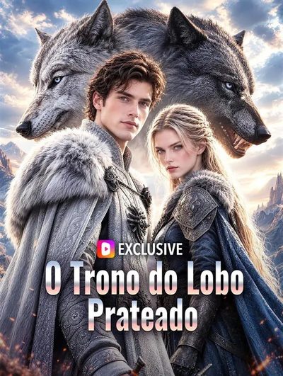 Capa da minissérie O Trono do Lobo Prateado