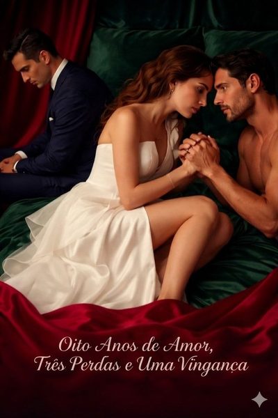 Capa da minissérie Oito Anos de Amor, Três Perdas e uma Vingança