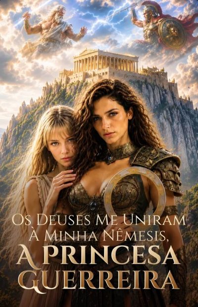 Capa da minissérie Os Deuses Me Uniram à Minha Nèmesis. a Princesa Guerreira