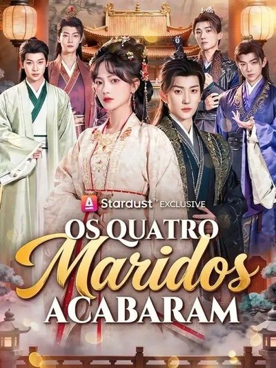 Capa da minissérie Os Quatro Maridos Acabaram All Four Husbands Are Done