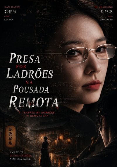 Capa da minissérie Presa por Ladrões na Pousada Remota