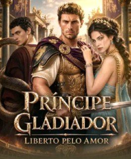 Capa da minissérie Príncipe Gladiador Liberto Pelo Amor