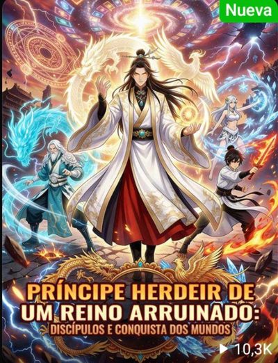 Capa da minissérie Principe Herdeiro de um Reino Arruinado: Discípulos e Conquista dos Mundos