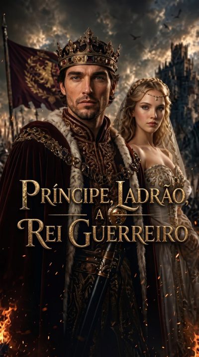 Capa da minissérie Príncipe Ladrão a Rei Guerreiro
