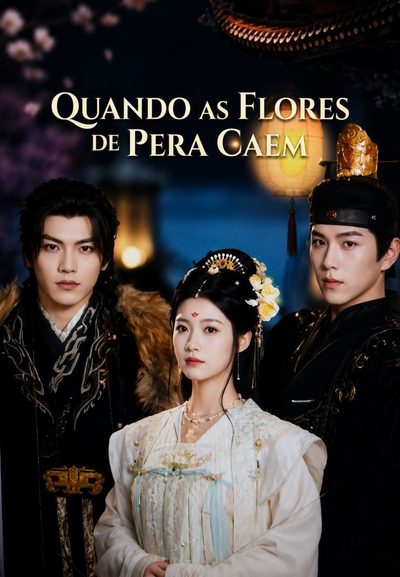 Capa da minissérie Quando as Flores de Pera Caem