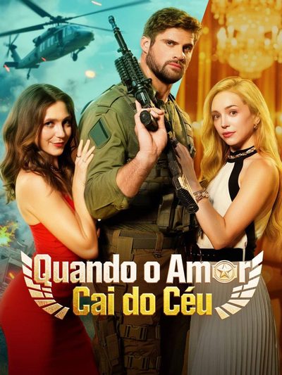 Capa da minissérie 💜quando o Amor Cai do Céu