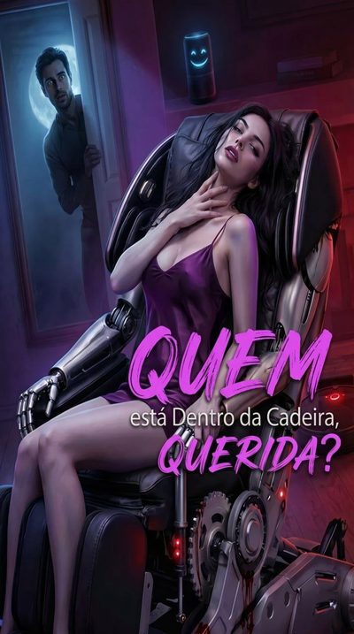 Capa da minissérie Quem está Dentro da Cadeira, Querida Who's Inside the Chair, Honey