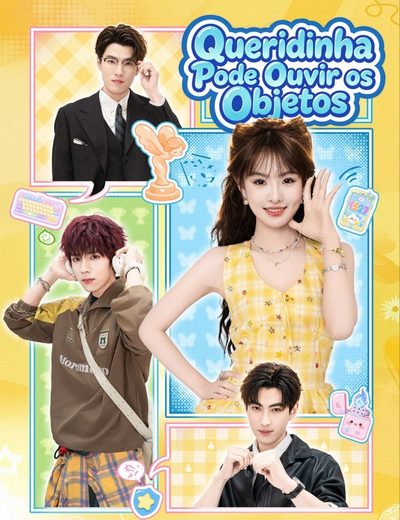 Capa da minissérie Queridinha Pode Ouvir os Objetos Ouço Objetos e Sou a Favorita de Todos