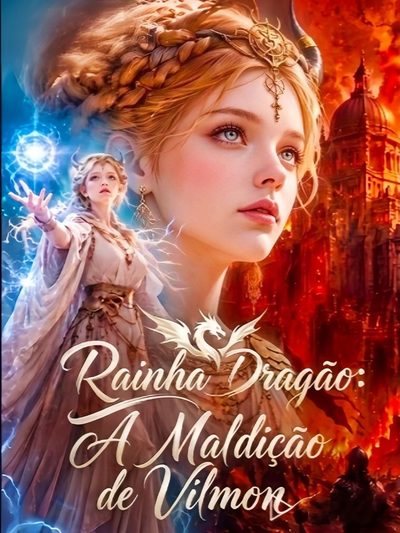 Capa da minissérie Rainha Dragão: a Maldição de Vilmon
