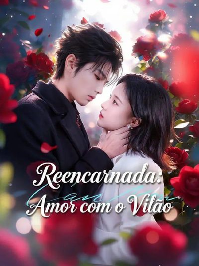 Capa da minissérie Reencarnada Amor com o Vilão Dublado