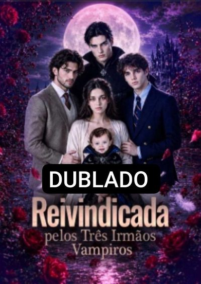 Capa da minissérie Reivindicada Pelos Três Irmãos Vampiros - Dublado