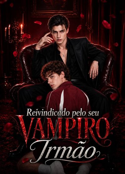 Capa da minissérie Reivindicado Pelo Seu Irmão Vampiro - Lgbt Bl